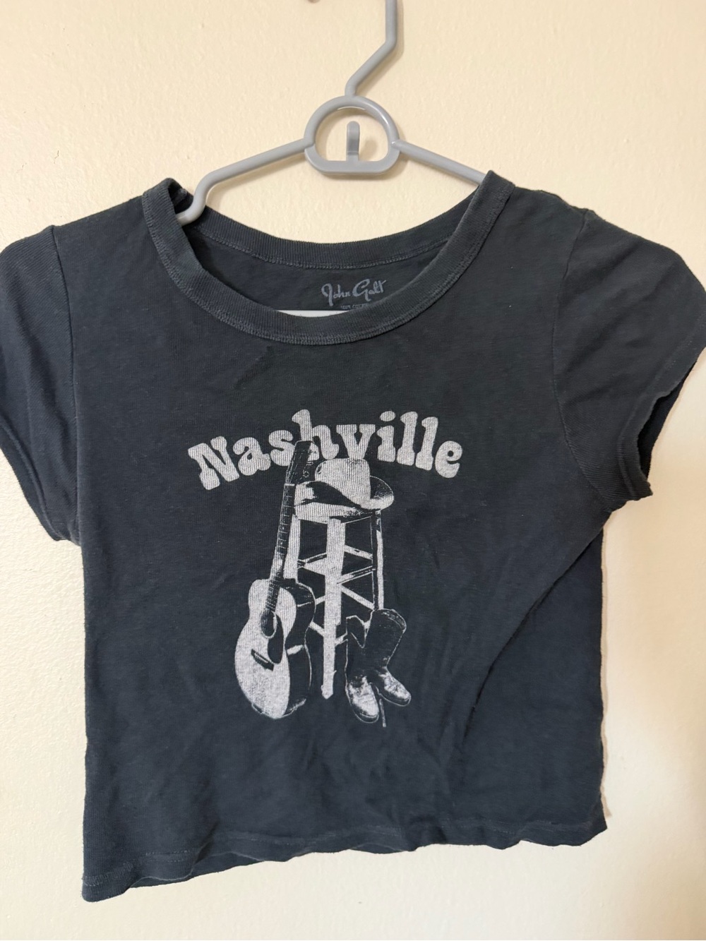 Brandy Melville Nashville Graphic Tee - Black
